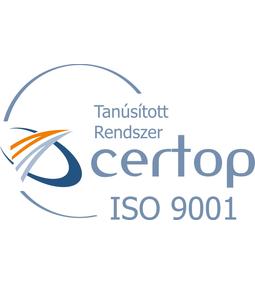 Cégünk megkapta az ISO 9001 Tanusítványt